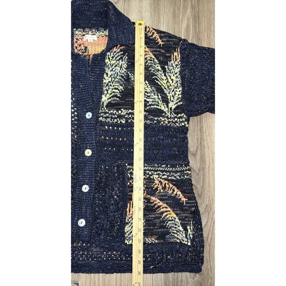 Anthropologie Pilcro Polo Camp Sweater Shirt Size XS/S Colorful Knit Relaxed Fit - Picture 14 of 16